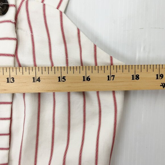 Tommy Hilfiger Preppy Marine Striped Red White Cotton Knee length Dress Size 10 - Picture 13 of 16